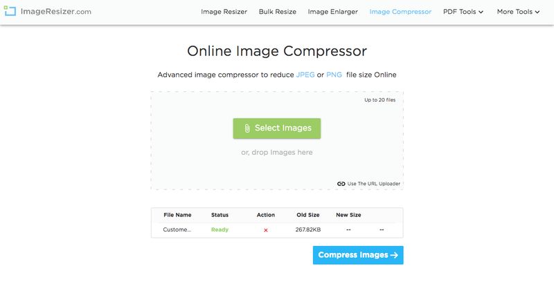 compress images on shopify 