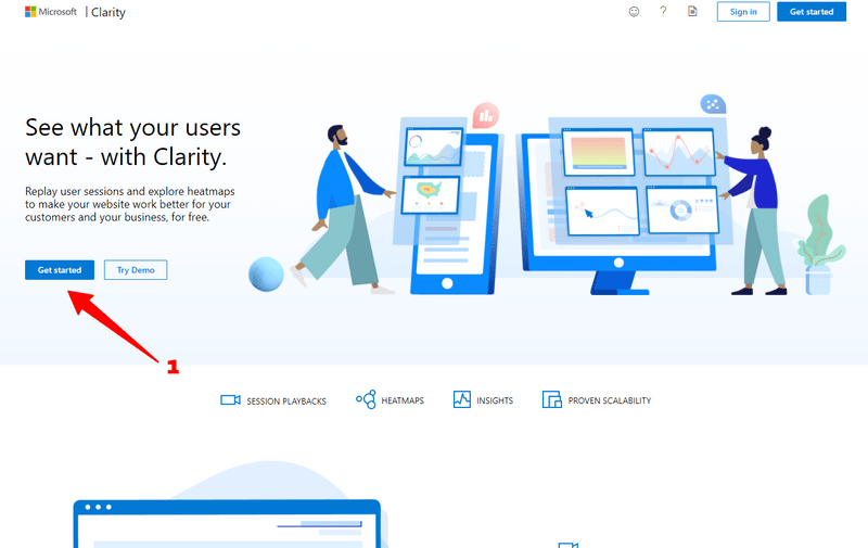 microsoft clarity get started