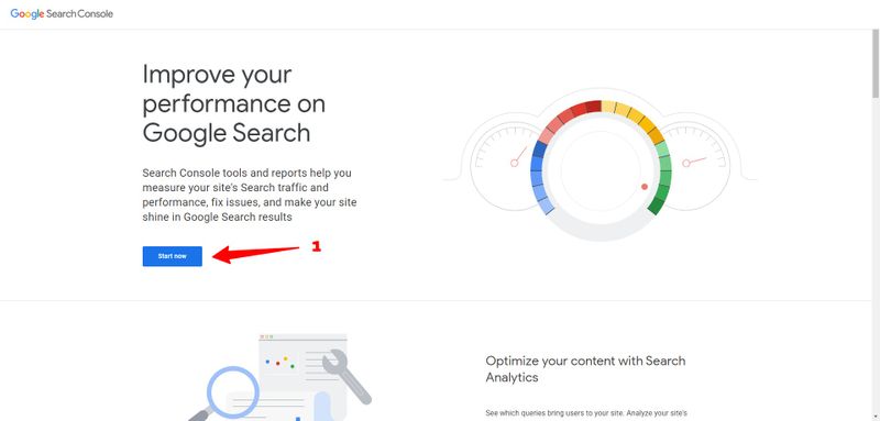 google search console login