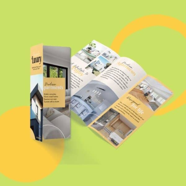 canva brochure template for real estate