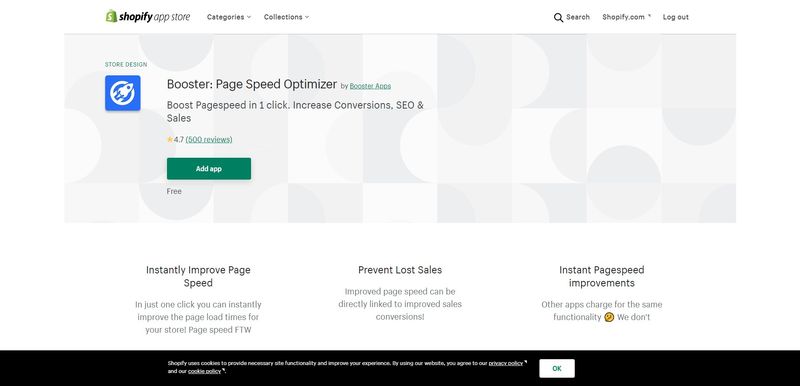booster page load speed shopify app install