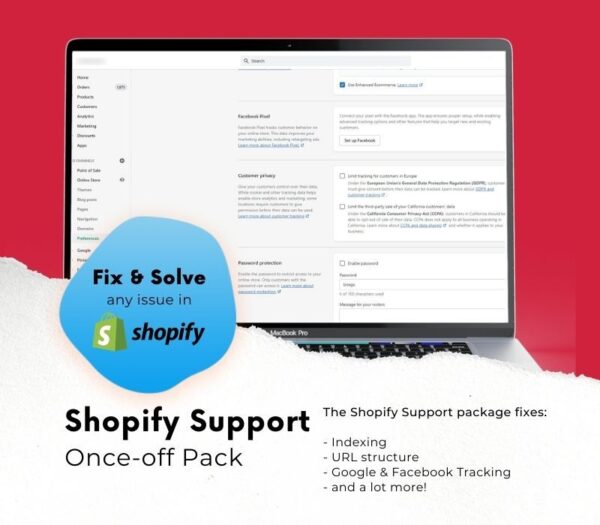 shopify support package