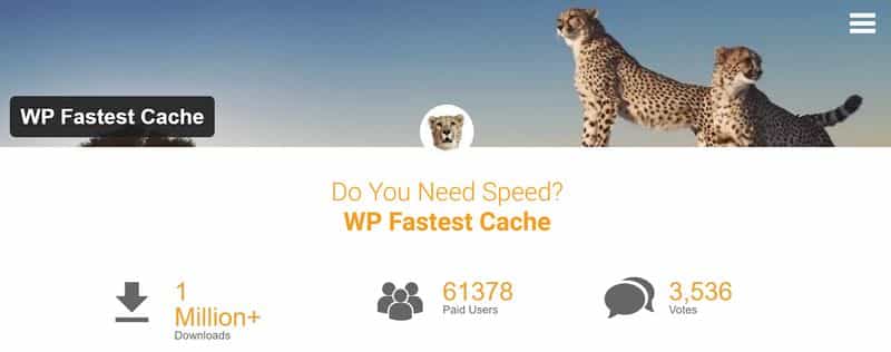 wp fastest cache plugin